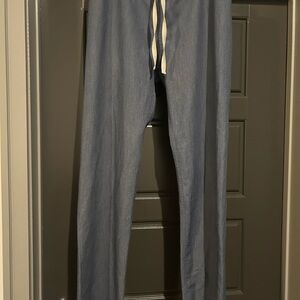 Figs Navy Blue Drawstring Pants